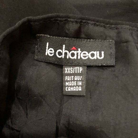 Vintage Le Chateau Black Halter Vest - Picture 15 of 17